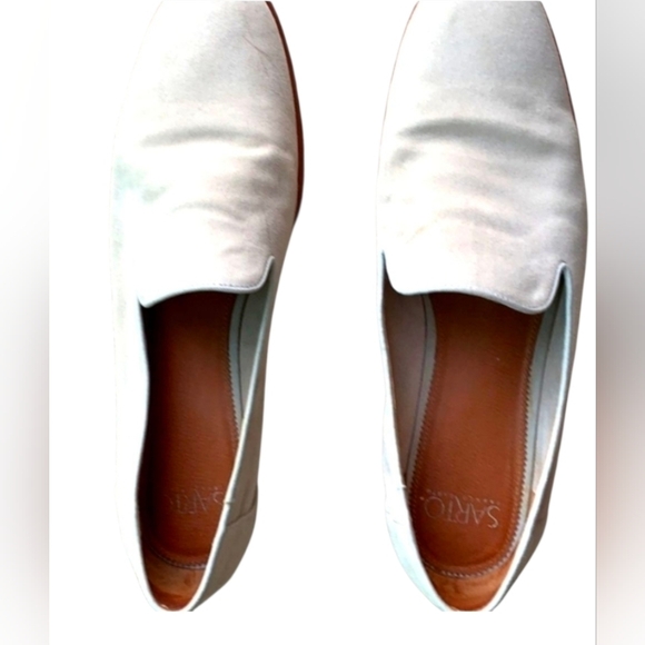 Franco Sarto Shoes - Franco Sarto Beige Suede Slip On Loafers Size 11 EUC